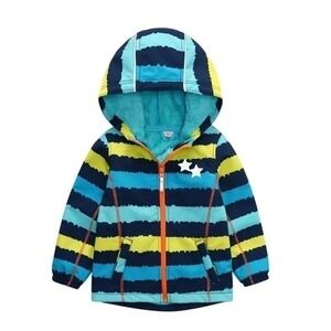 New  lined, hooded kid’s jacket fall, spring size 4